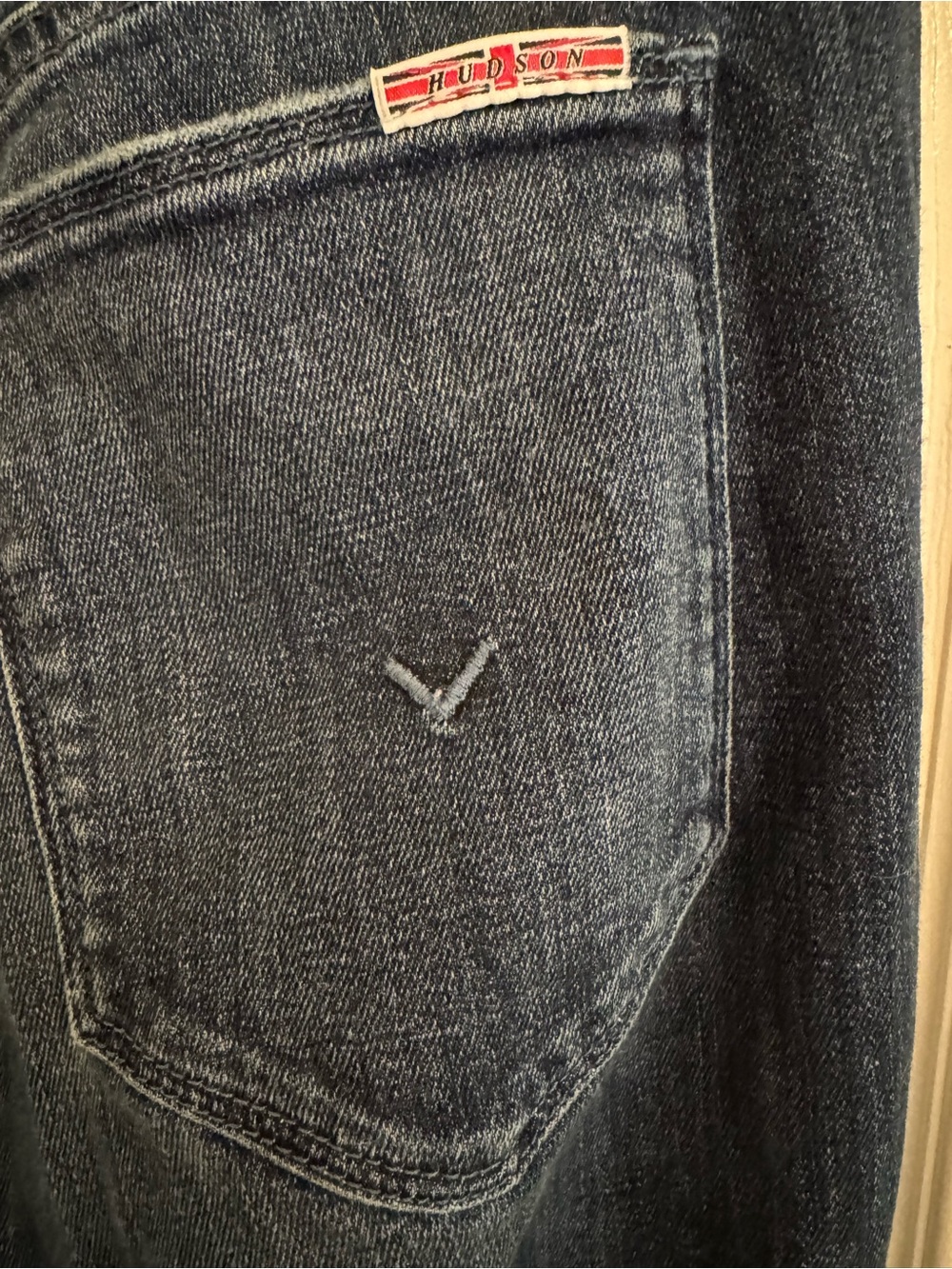 Hudson Blair High Rise Super Skinny Jeans Size 31 Dark Wash - Picture 8 of 14